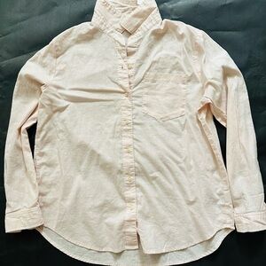 GAP Women's Pink Button Down Shirt